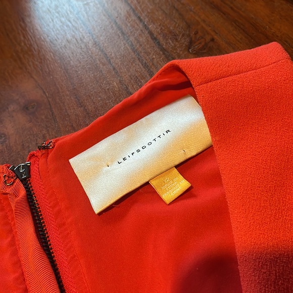 Anthropologie Leifsdottir Fit Flare Twisted Dress 12 - Picture 3 of 12